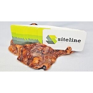 RARE! Colorado Aspen Burl Business Card / Cell Phone Holder, Handmade in the USA